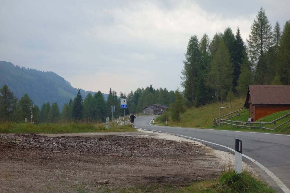 Patrick auf dem Weg zum Rifugio Tenente Giuseppe Fabbro